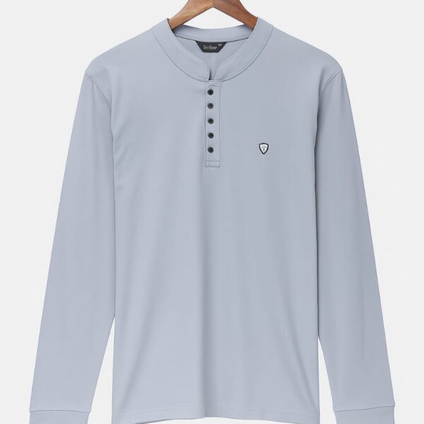 Plain Kurta Style T-Shirt